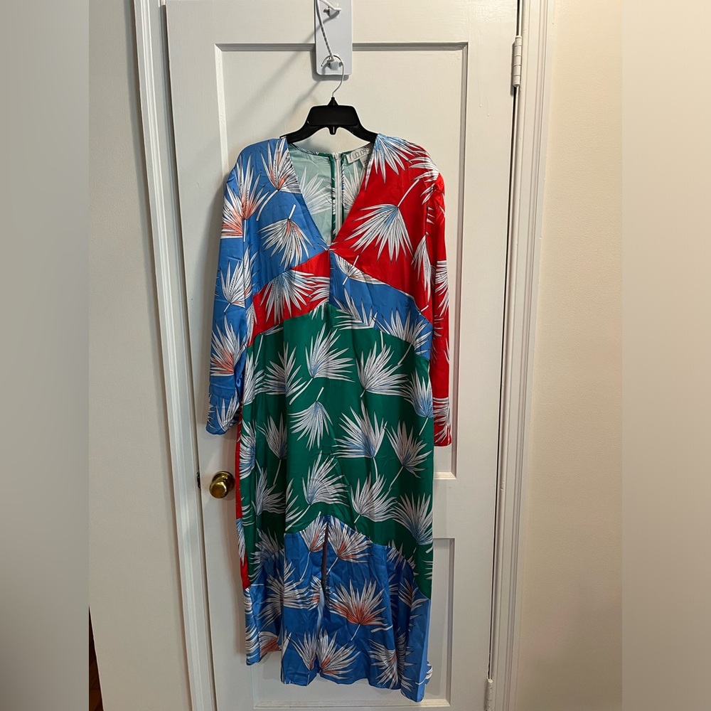 Colorful midi dress